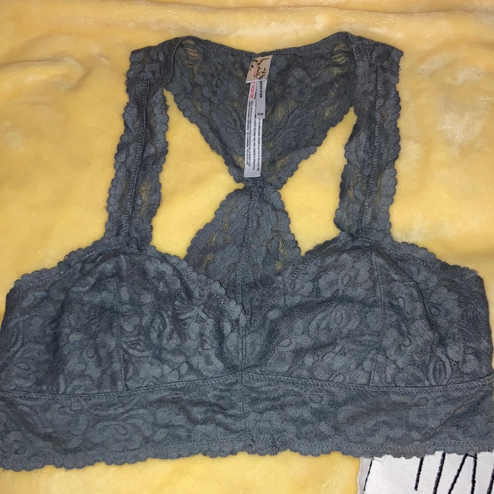 Gently worn free people galloon bralette